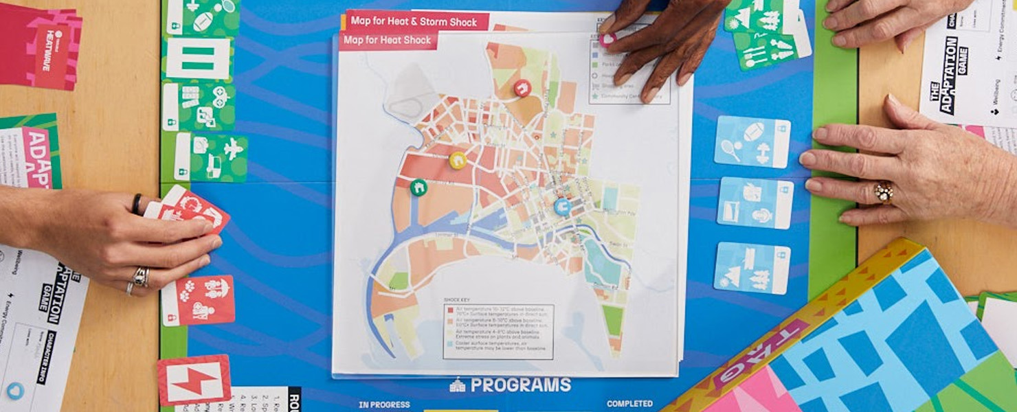 The Adaptation Game: turning climate worry into local action image