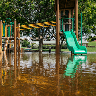 Community flood resilience navigation image