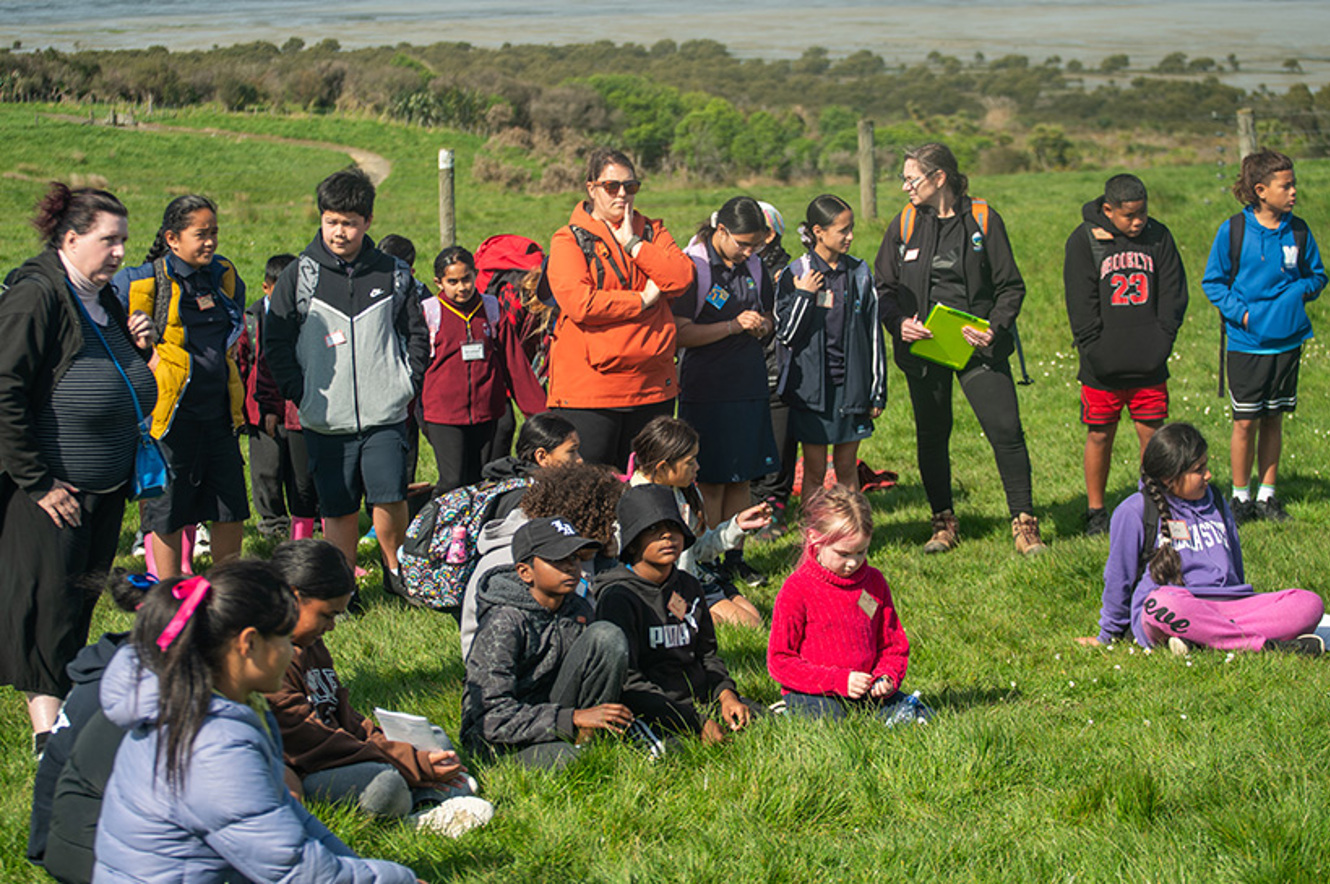 Empowering Future Kaitiaki: Youth-led Climate Action Along Te Puhinui Awa image