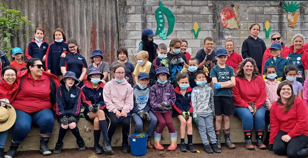 Children learn how to build a solid future image